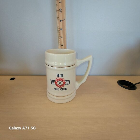M Ware Elite 21 Mug Club 6 Bears & A Goat Brewing Company Fredericksburg Va Mug - Picture 6 of 6